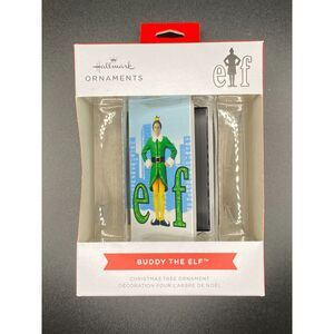 Hallmark Ornament Buddy the Elf VHS Case/Tape Christmas NIB